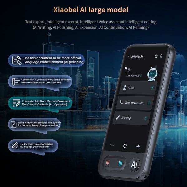 VORMOR Z16 Language Translator Device,Two Way Real-Time Voice Translation,Support 150 Languages, AI Chat Role Play Robot, Online/Offline&Recording&Photo Translation with 4.7inch HD Touch Screen