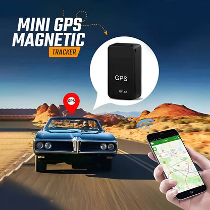 Mini GPS Tracker - GF07 Mini Smart GPS Real-Time Tracking Locator Magnetic